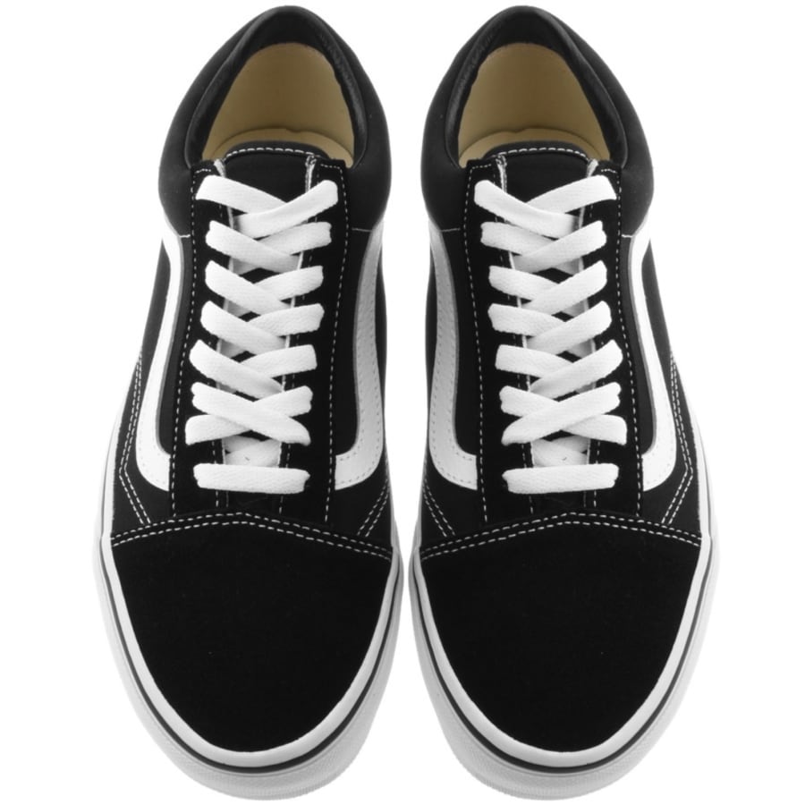 Vans black trainers deals